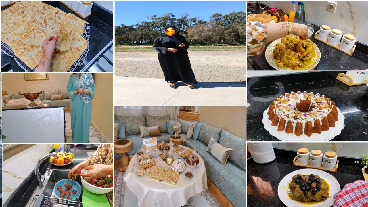روتين يوم عيد الفطر 🥰نهار مميز مع عائلتي 🥰وجدت طبيلة متولة🥰جلابتي ديال العيد 🥰