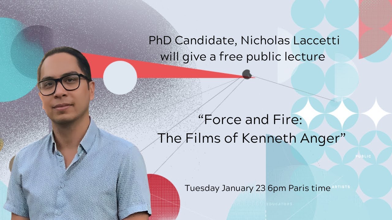 Force and Fire: The Films of Kenneth Anger -- a lecture by  Nicholas Laccetti