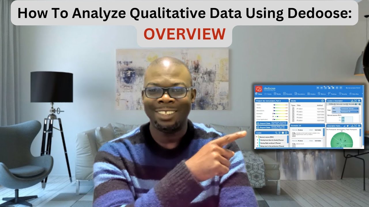 How to analyze qualitative data using Dedoose: Overview