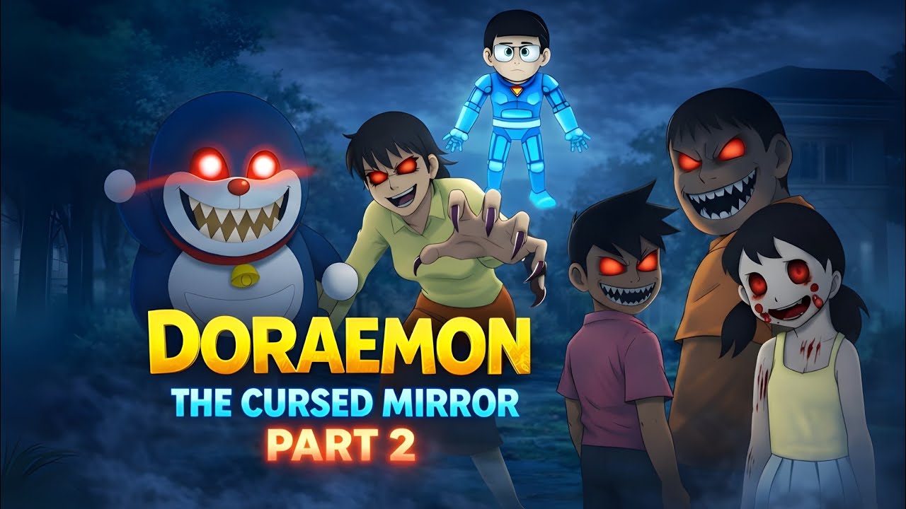 Doraemon: The Cursed Mirror Banned Horror Episode Part 2 #doraemonepisode