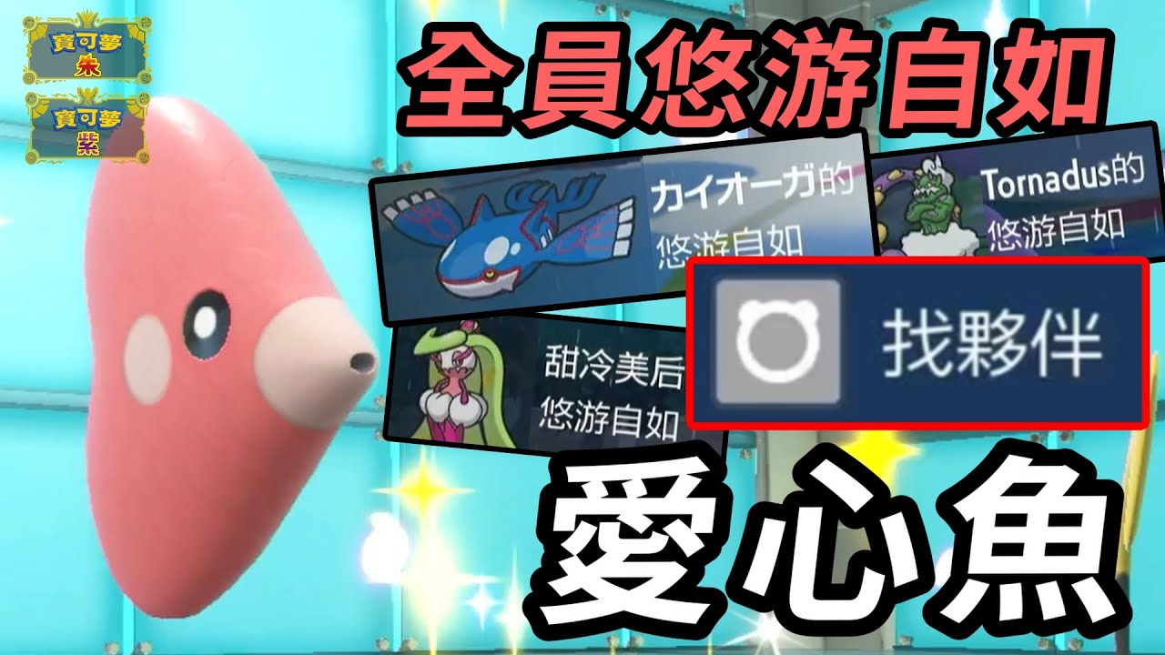 【寶可夢朱紫】只有97點有效種族值但卻笑傲神戰雙打 讓隊友全員悠游自如的最強雨天輔助 愛心魚  #寶可夢 #寶可夢朱紫 #藍之圓盤 #寶可夢對戰系列 #231