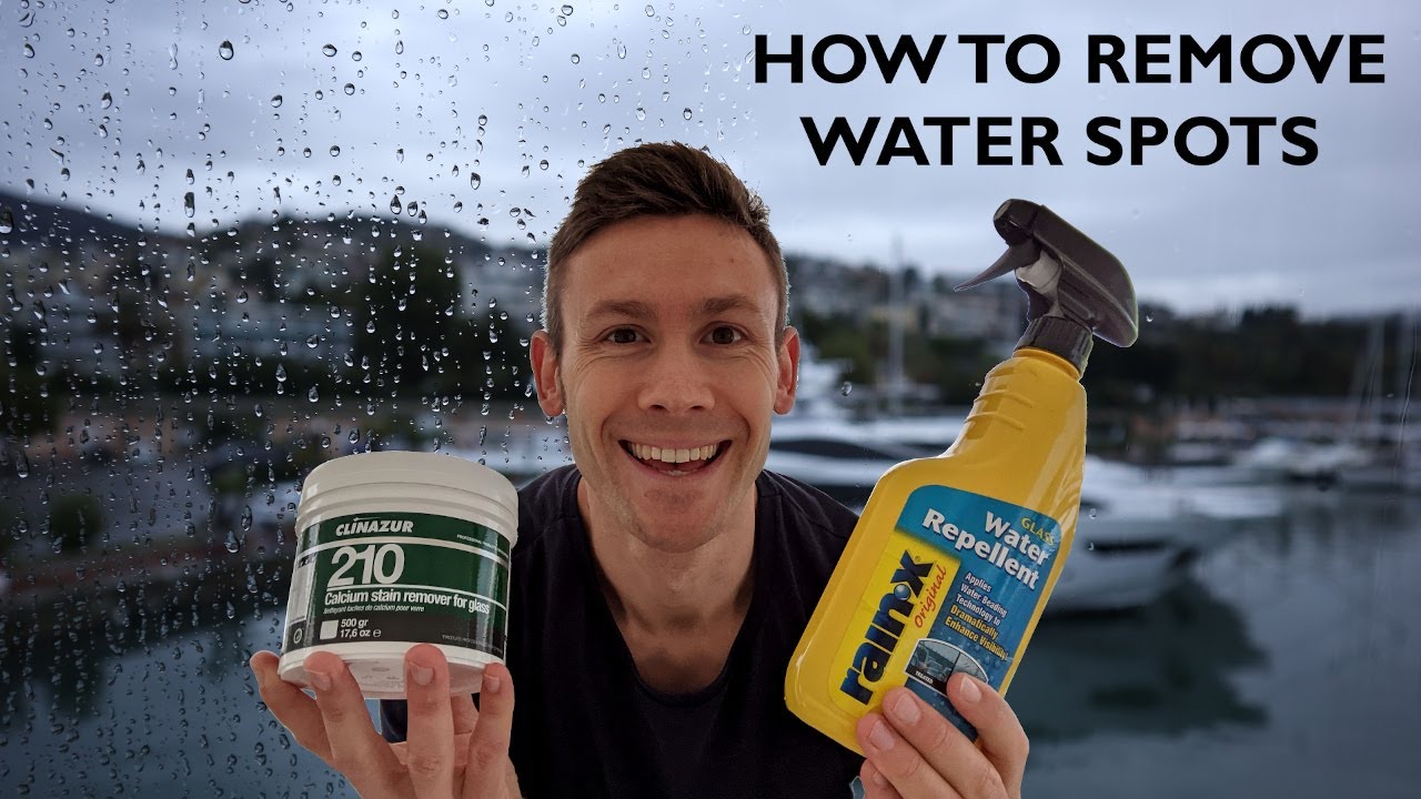 How To Remove Hard Water Spots From Glass Windows On A Super Yacht