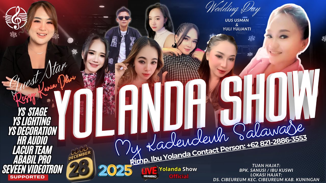 YOLANDA SHOW [ My Kadeudeuh Salawase ] Live Cibeureum - Kuningan // Minggu 28 Des 2025/ / SIANG
