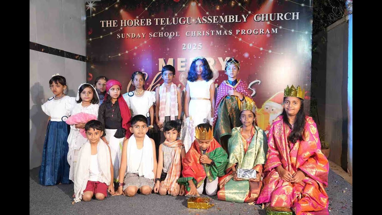 Jesus birth skit  | The Horeb Telugu Assembly Church | Christmas Celebration 2025 -Thehtac