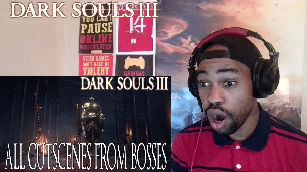 Dark Souls 3 All Bosses Cutscenes Reaction