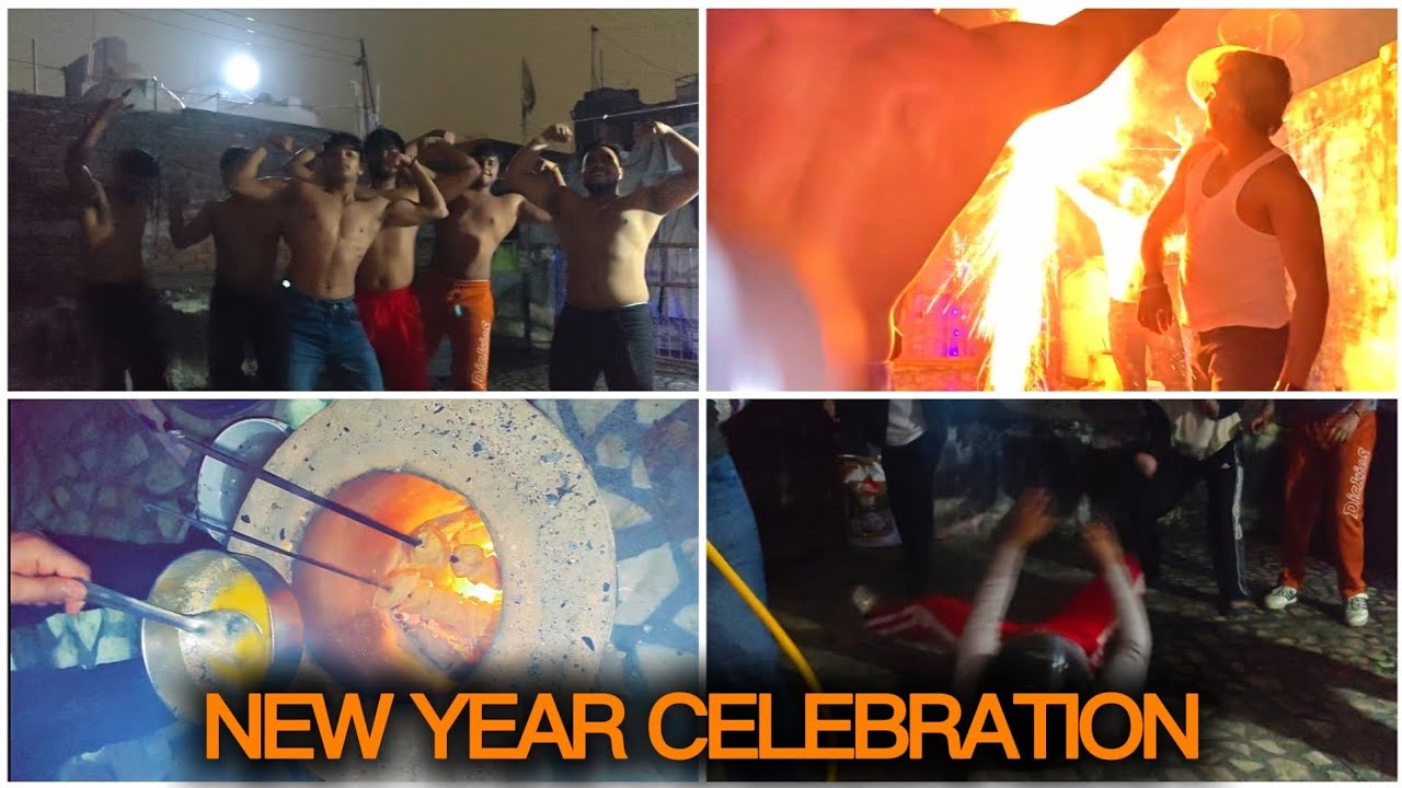 New year party celebration with brother🎊❤️ / happy new year 🎊