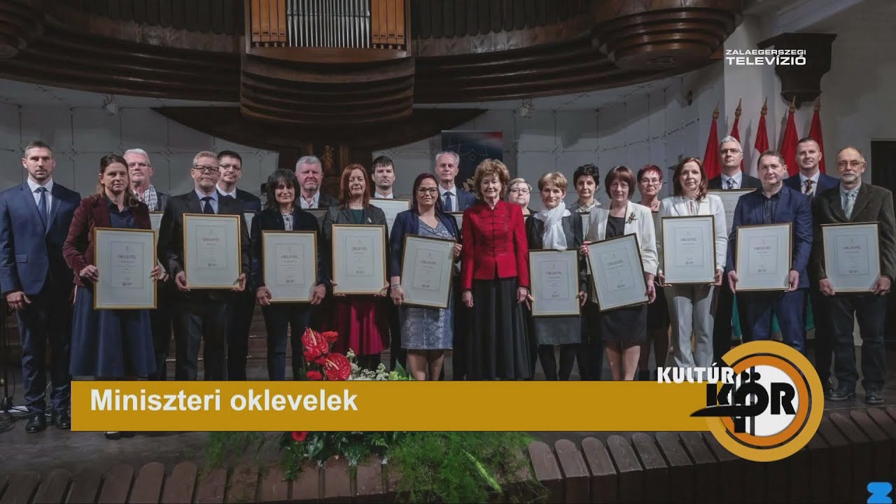 Miniszteri oklevelek – KultúrKör 2026-01-30