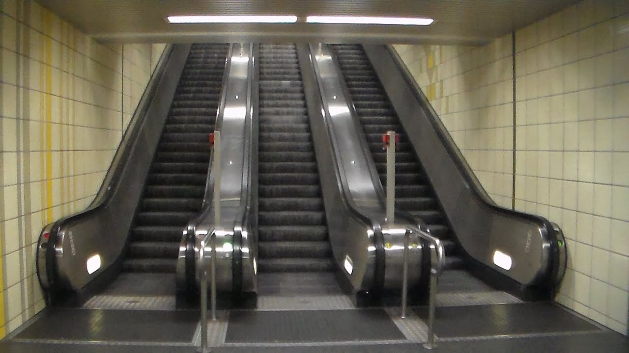Choose your favourite O&K escalator at M&auml;rkische Str. station, Dortmund, Germany