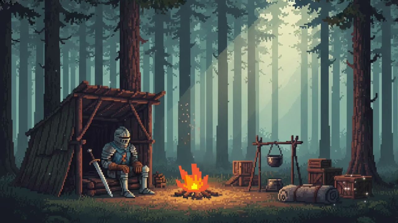 Medieval Sleep Ambience | Lay down your armor&hellip; the night will guard you