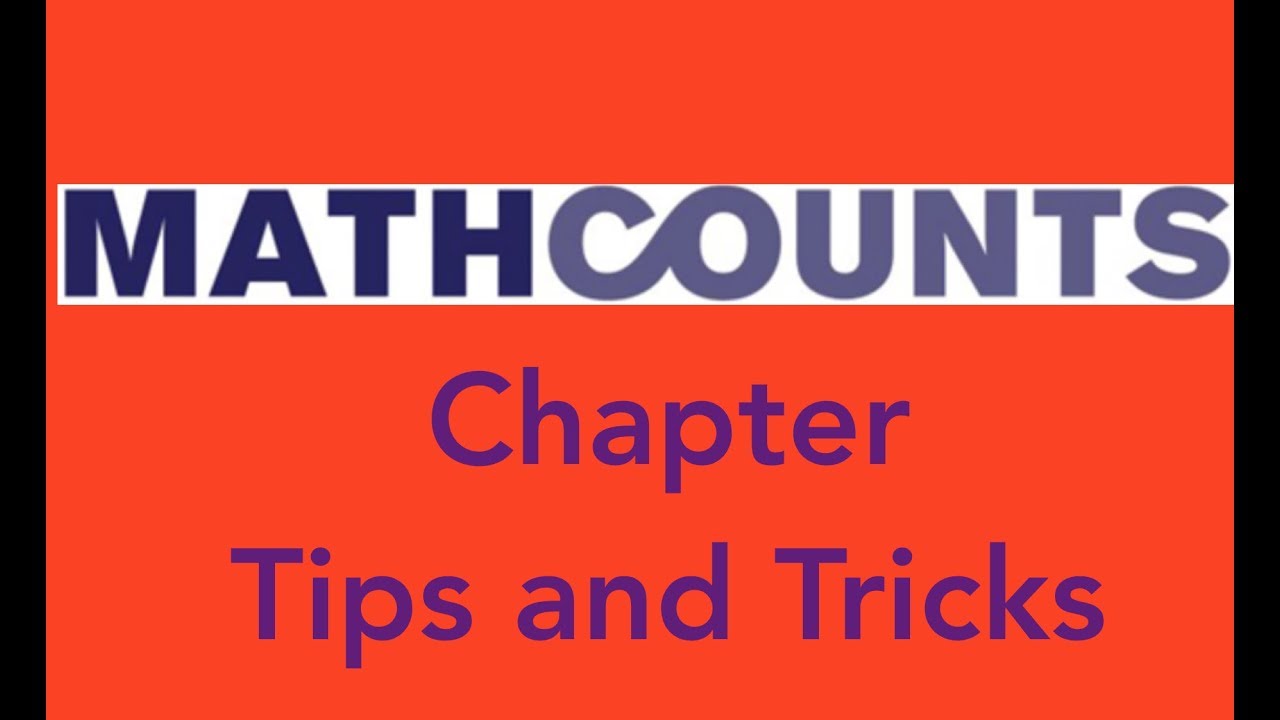 Mathcounts Tips: How to succeed at your competition