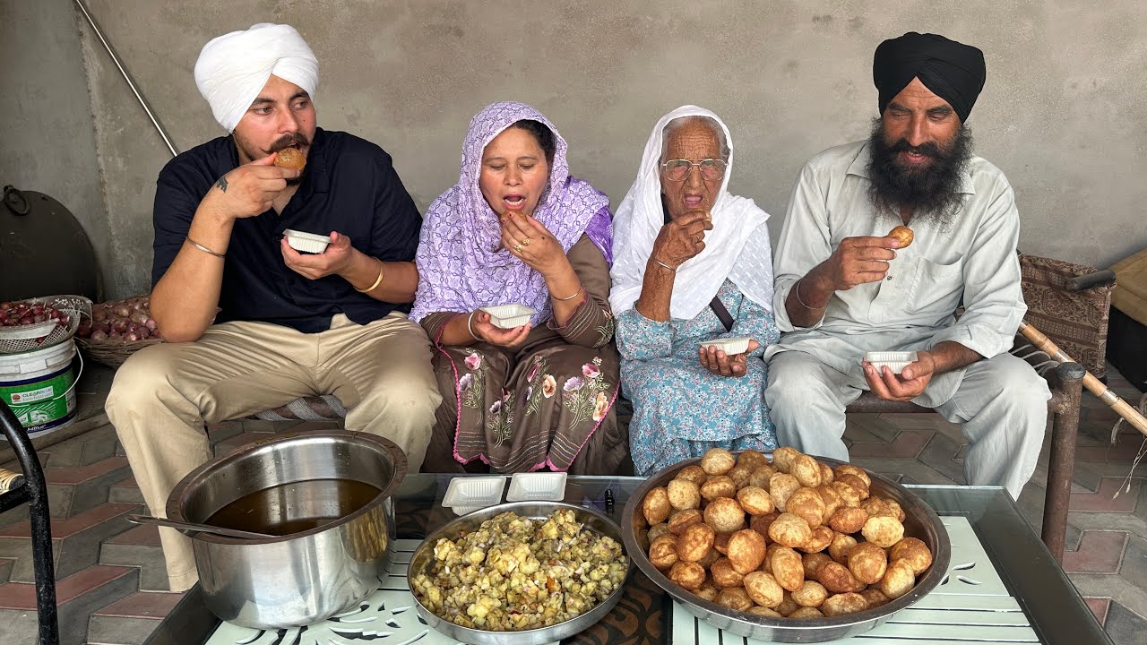 ਪੂਰੀ ਫੈਮਿਲੀ ਨਾਲ ਕੀਤਾ Golgappa Challenge | ਦੇਖੋ ਕੌਣ ਜਿੱਤਦਾ ਅੱਜ | #spicy  #golgappachallenge #vlog