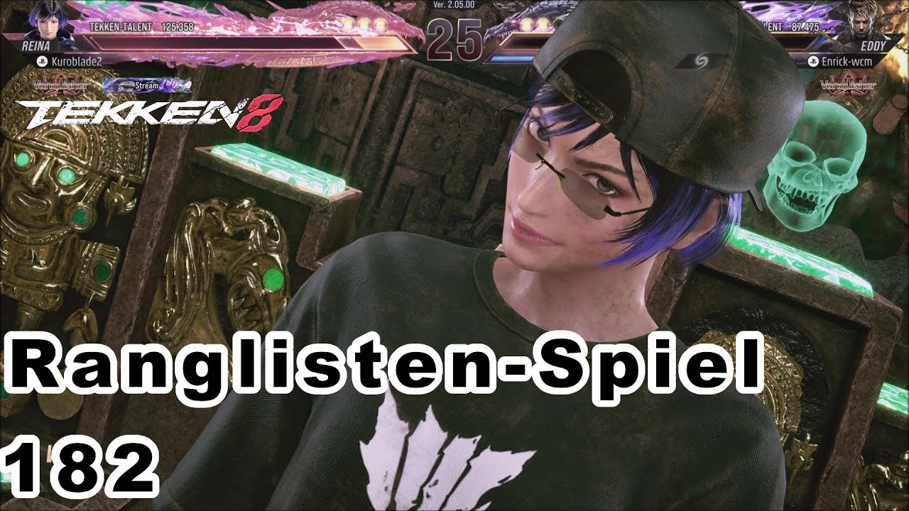 Tekken 8 Ranglisten Spiel 182  Kuroblade2  Reina gegen Enrick- wcm Eddy