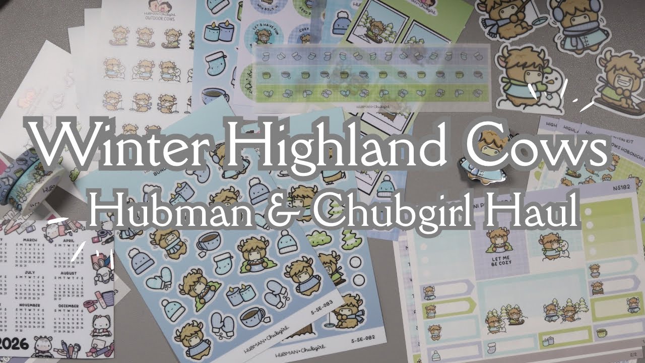 Зимняя коллекция Hubman & Chubgirl 2026 года - коровы породы Хайленд