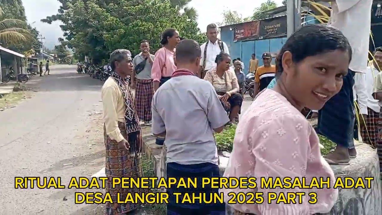 Ritual Adat Penetapan Perdes Masalah Adat Desa Langir Tahun 2025 Part 3
