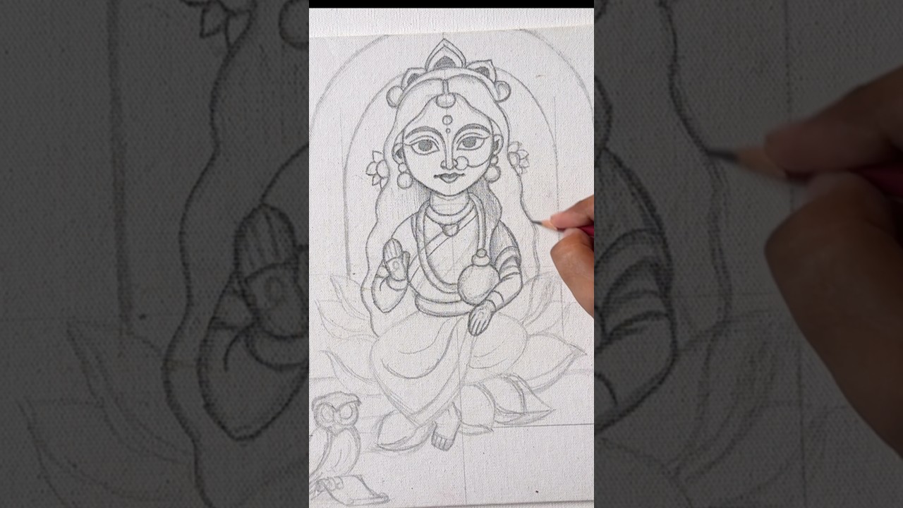 Maa Laxmi Drawing, 