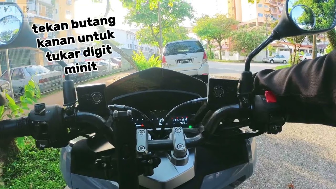 Cara ubah waktu  di Meter Sym Jet x 150