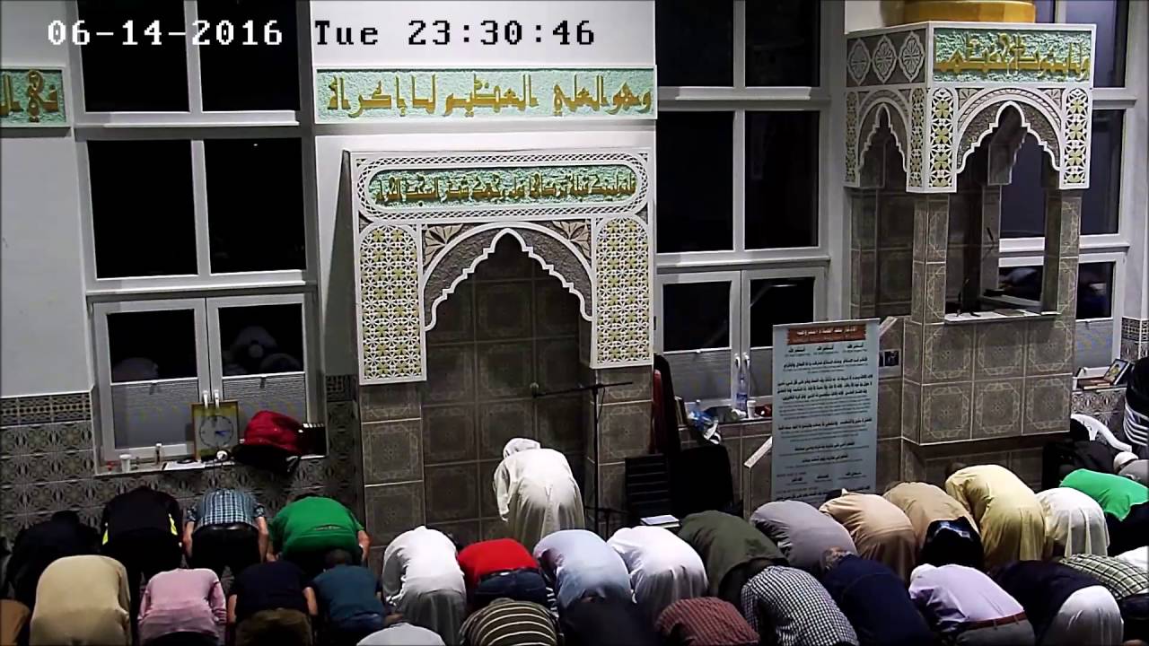 Tarawih Prayer led by Sheikh Mohammed fadeel june 24th 2016 from Bonn - Germany