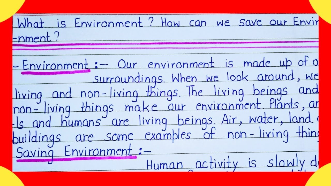 What is Environment ? How can we Save Our Environment ? || 