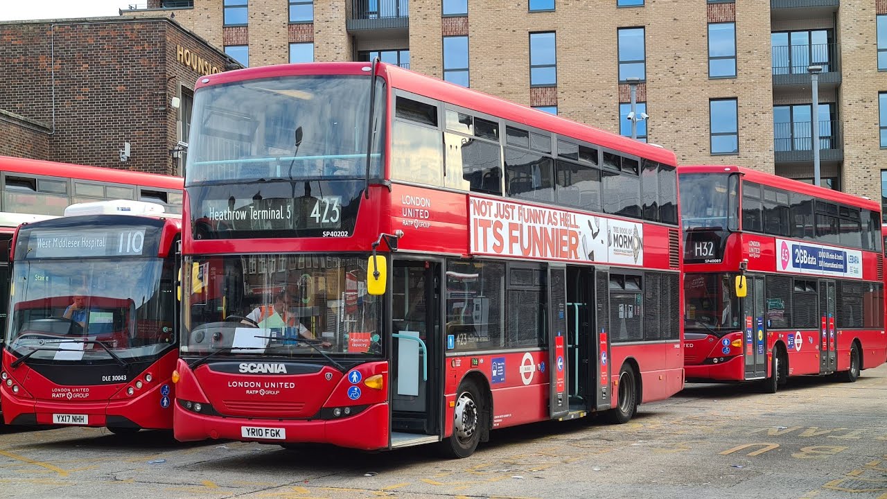 Full Journey on the Route 423 (SP40202 YR10FGK) N230UD Scania Omnicity London United RATP Group