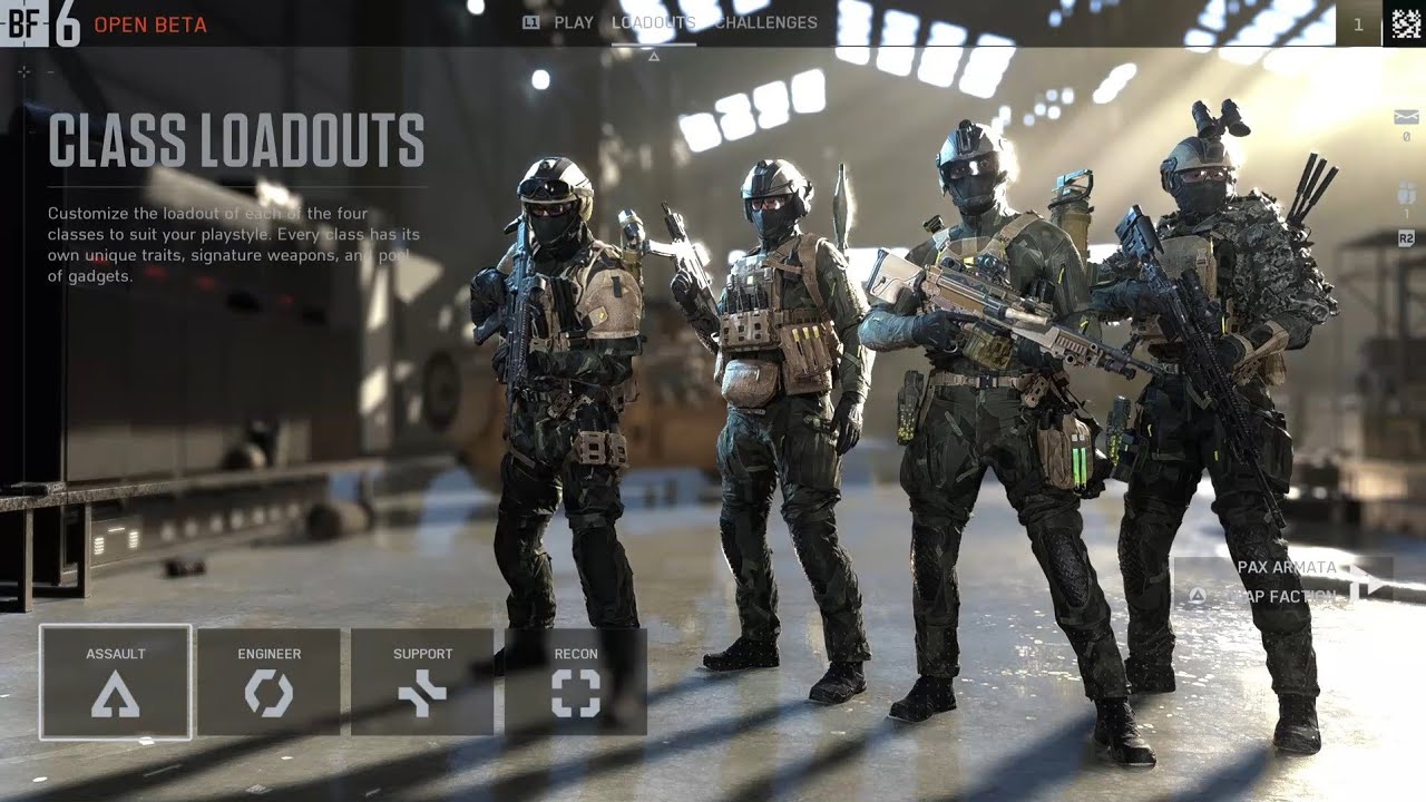 Battlefield 6 Faction NATO And Pax Armata Class Soldiers | BF6 Beta Gameplay 