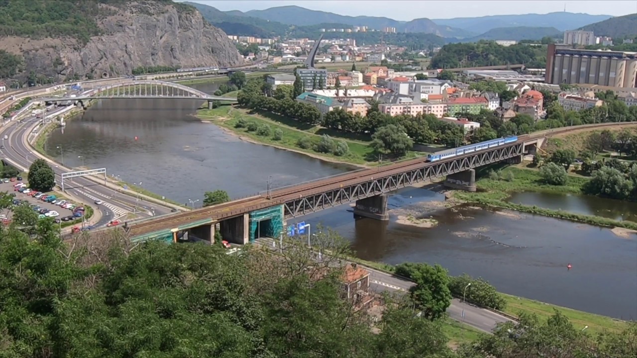 Railways in &Uacute;st&iacute; nad Labem, Czechia - 20 June, 2019
