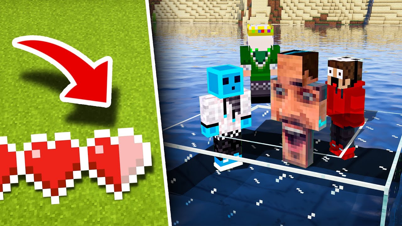 ماینکرافت اما دمج مارو تلپورت میکنه - Minecraft but if we take damage we teleport