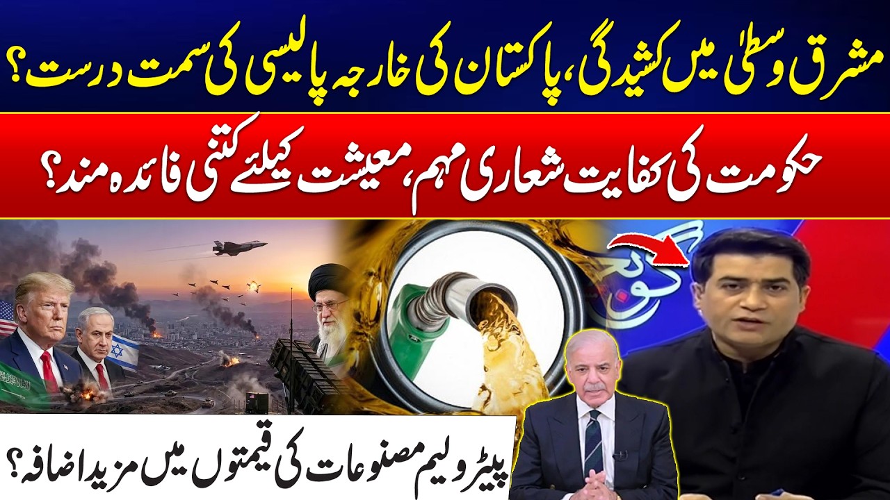 US, Israel & Iran War Escalates - Middle East In Flames & Pakistan’s Foreign Policy – Goonj -24 News