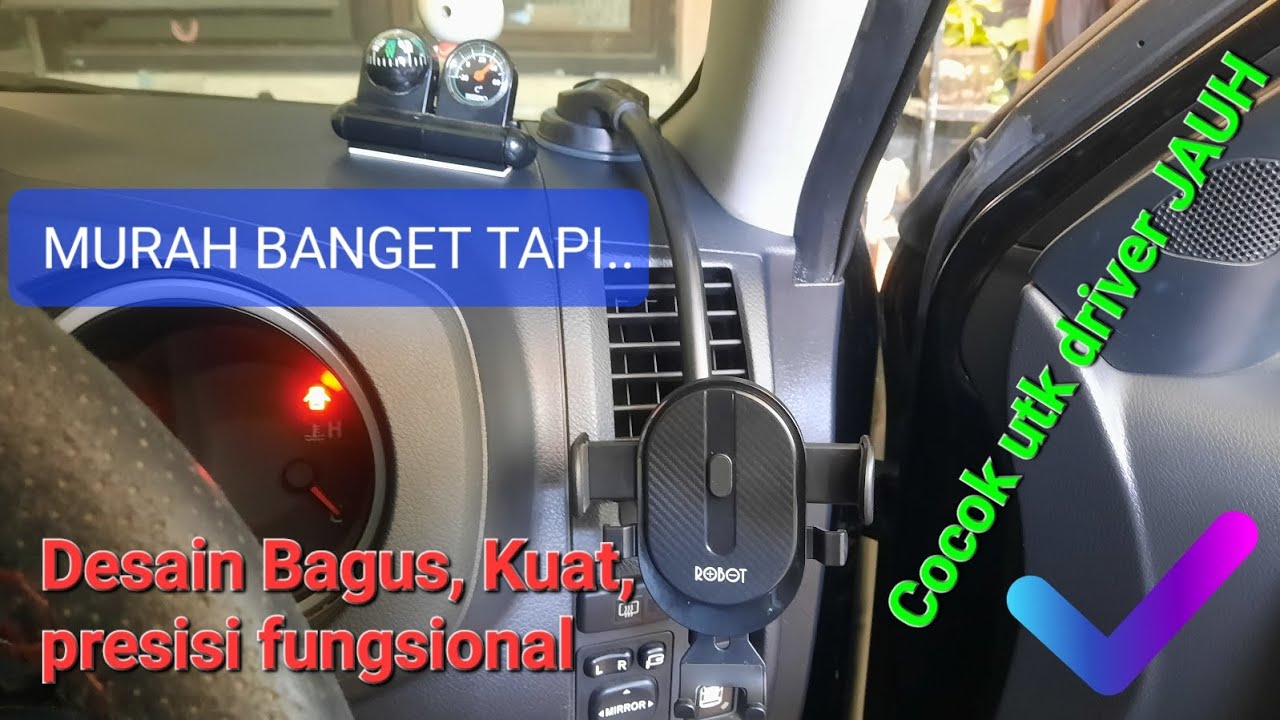 DUDUKAN HOLDER HP di Mobil Robot RT-CH16