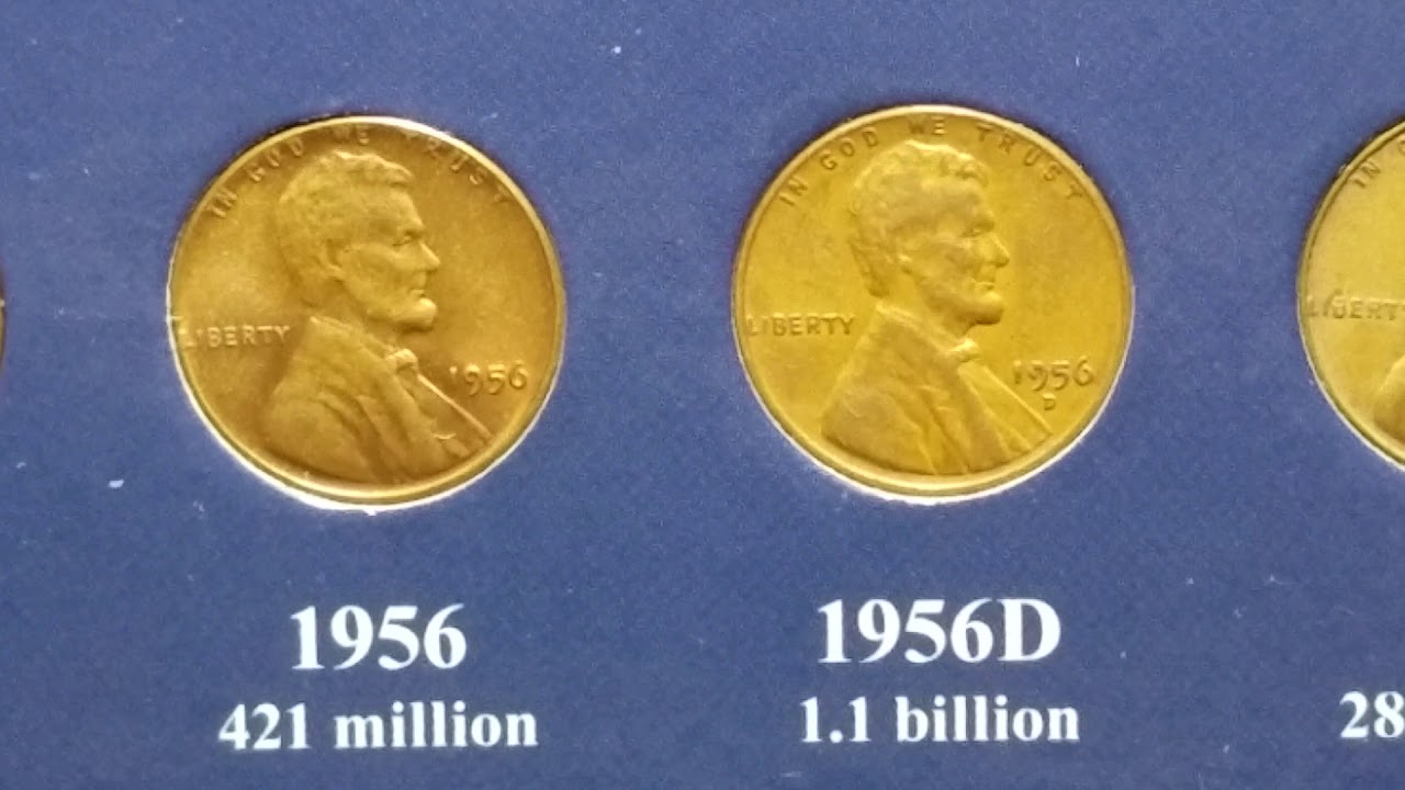 1956 wheat penny value.