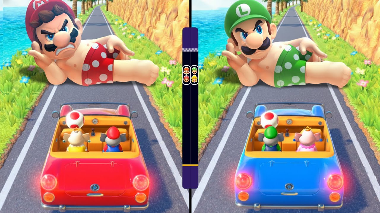 【マリオパーティシリーズ】ミニゲームマリオVsピーチVsルイージVsデイジー(最強CPU｢たつじん)