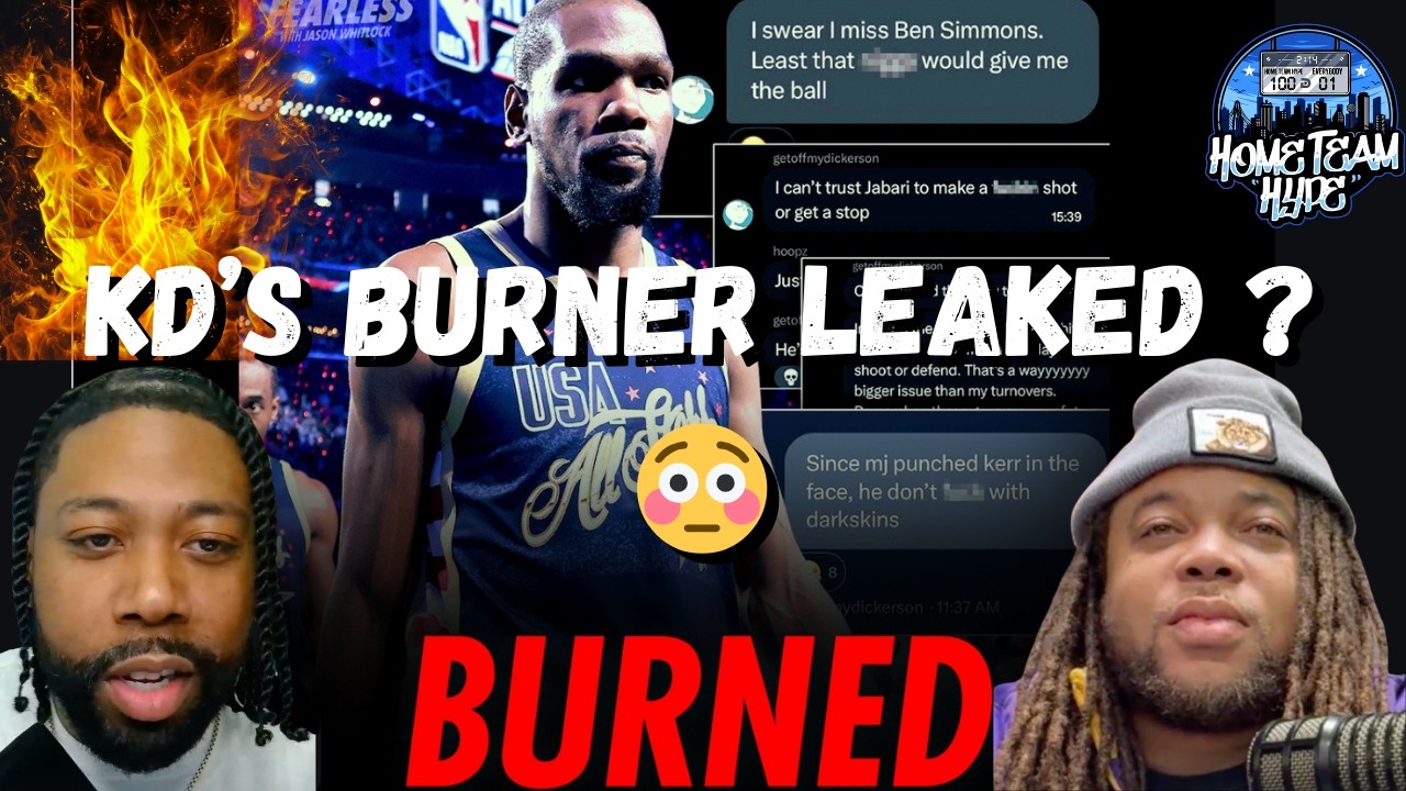 Kevin Durant EXPOSED 😳 Burner Account Fallout, Olympics Talk & Collapse against the Knicks!