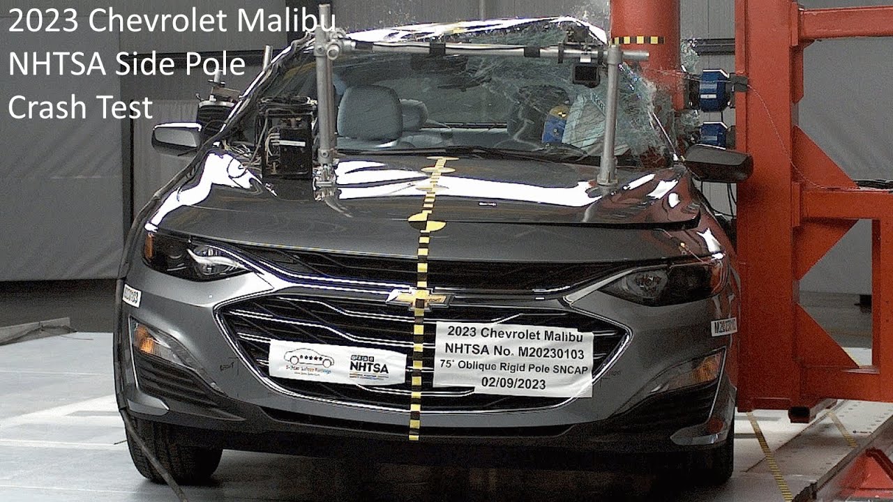 2023-2024 Chevrolet Malibu NHTSA Side Pole Crash Test