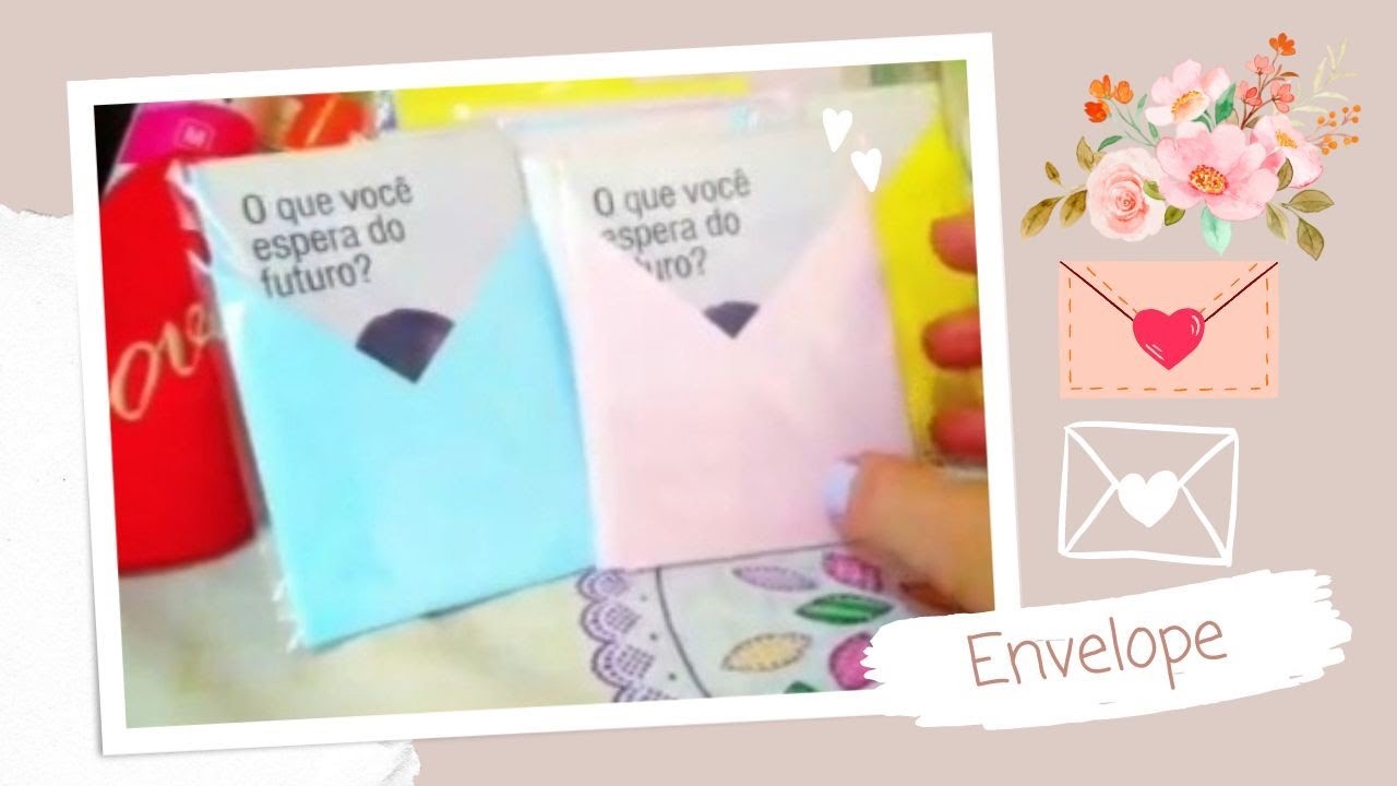 Dobradura fácil / Envelope Origami💌