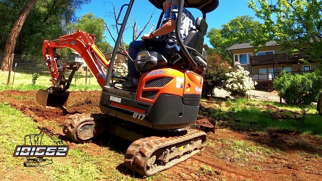 Back Yard Makeover with the Kubota U17