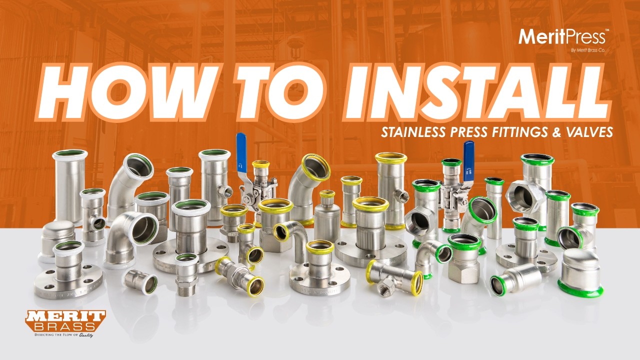 How to Install Stainless Press Fittings & Valves (MeritPress™ in Stainless)