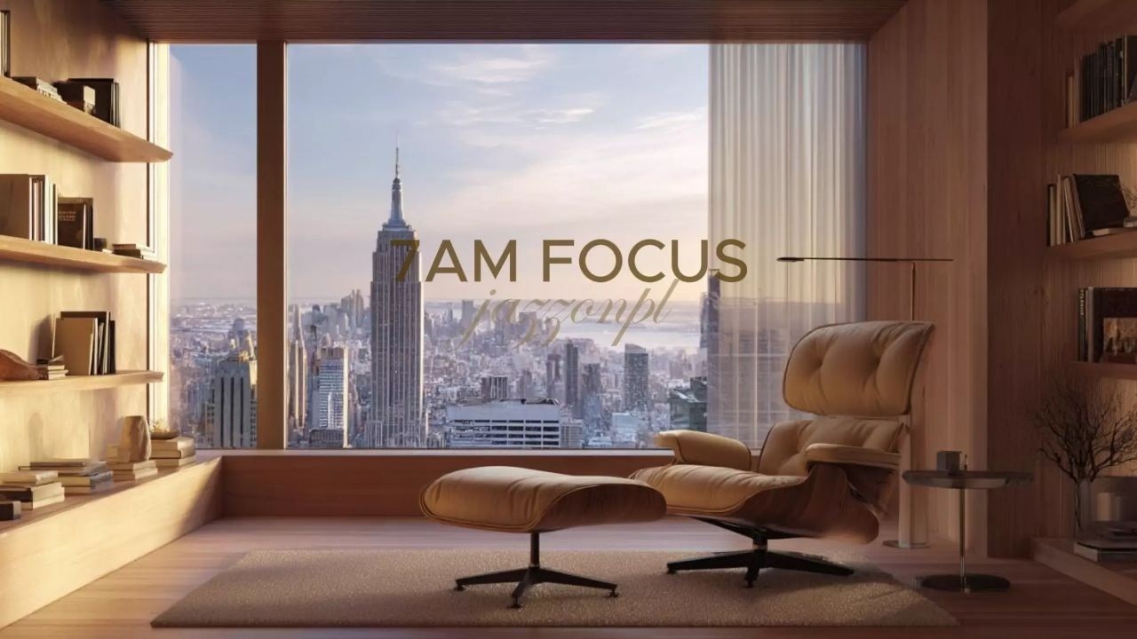PLAYLIST 🍵7AM Morning Jazz for Focus | Calm Coffee Music