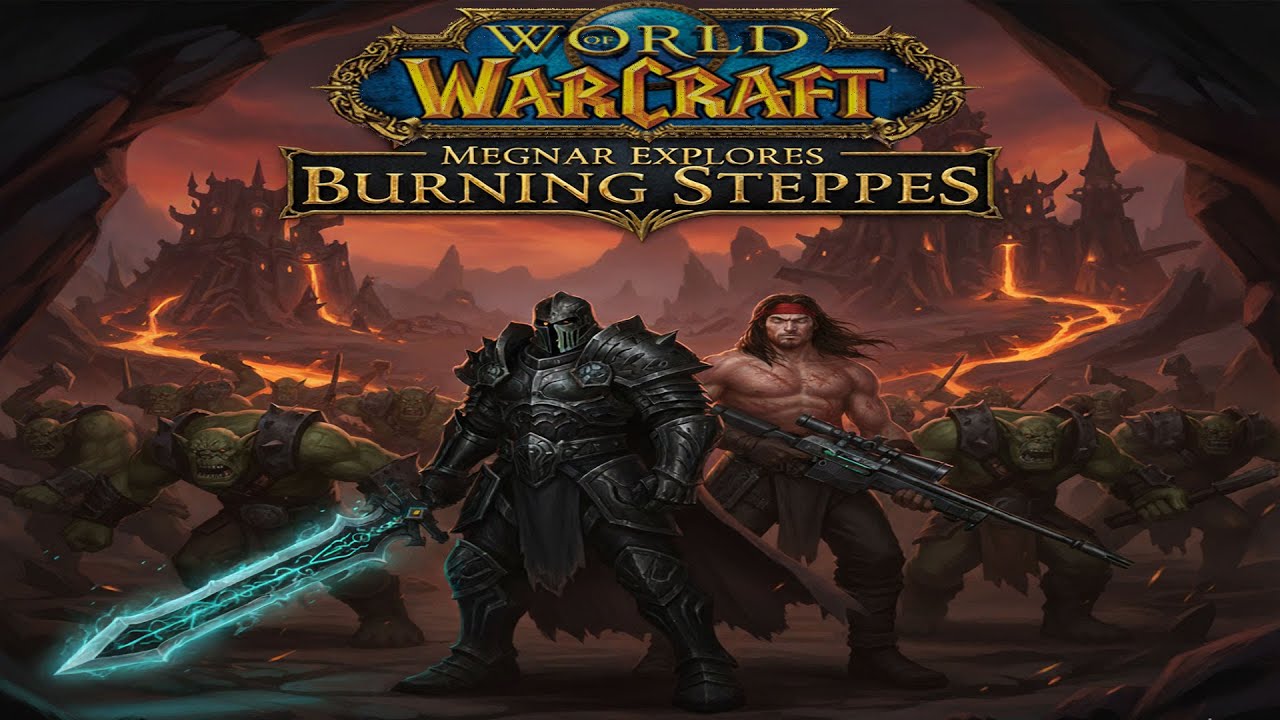 Megnar Explores Burning Steppes - World Of Warcraft