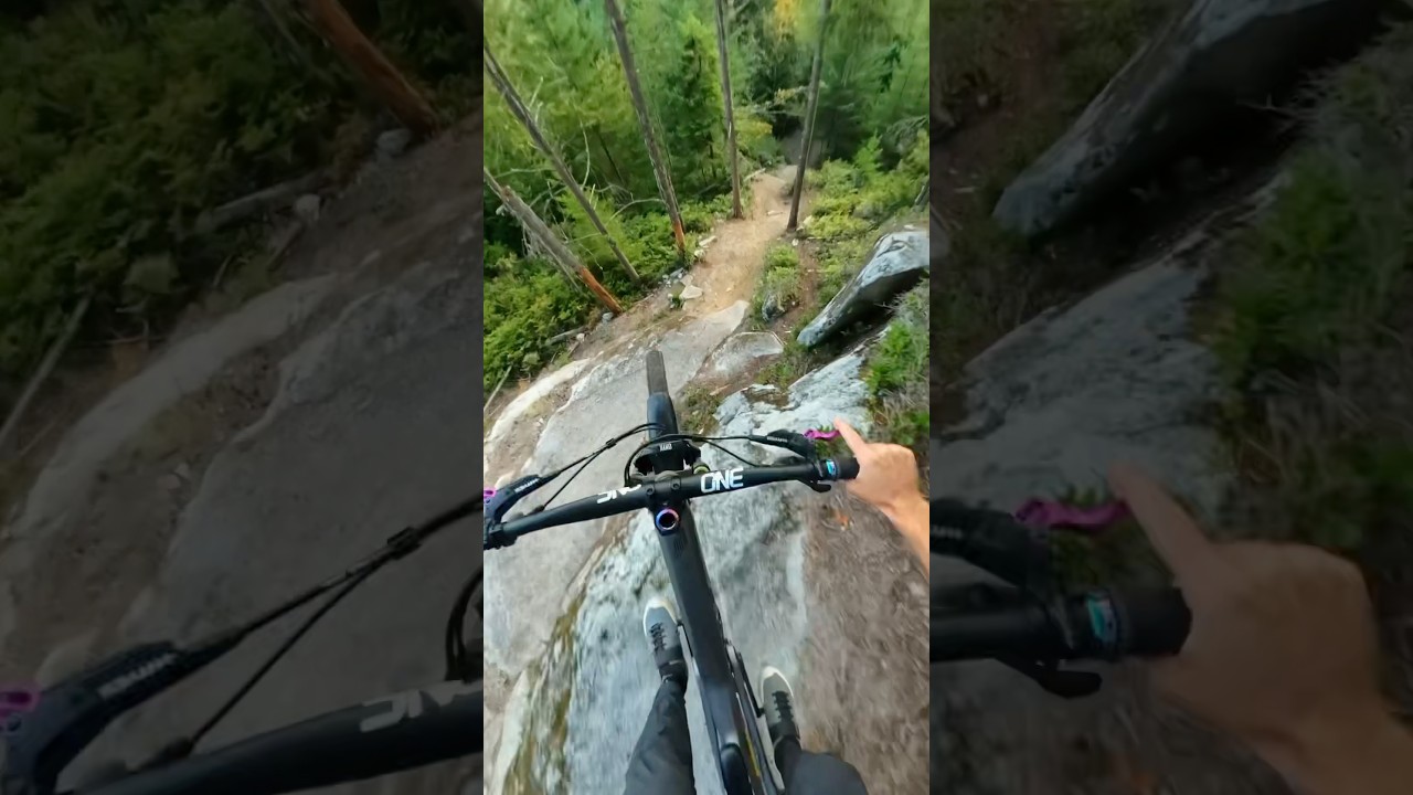 Riding the most difficult line in Mountain Bike Dream Land