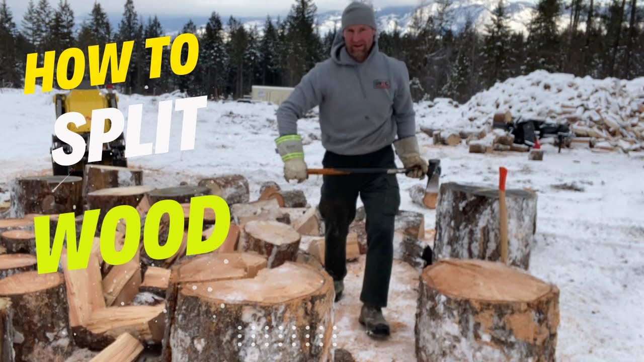How to SPLIT FIREWOOD