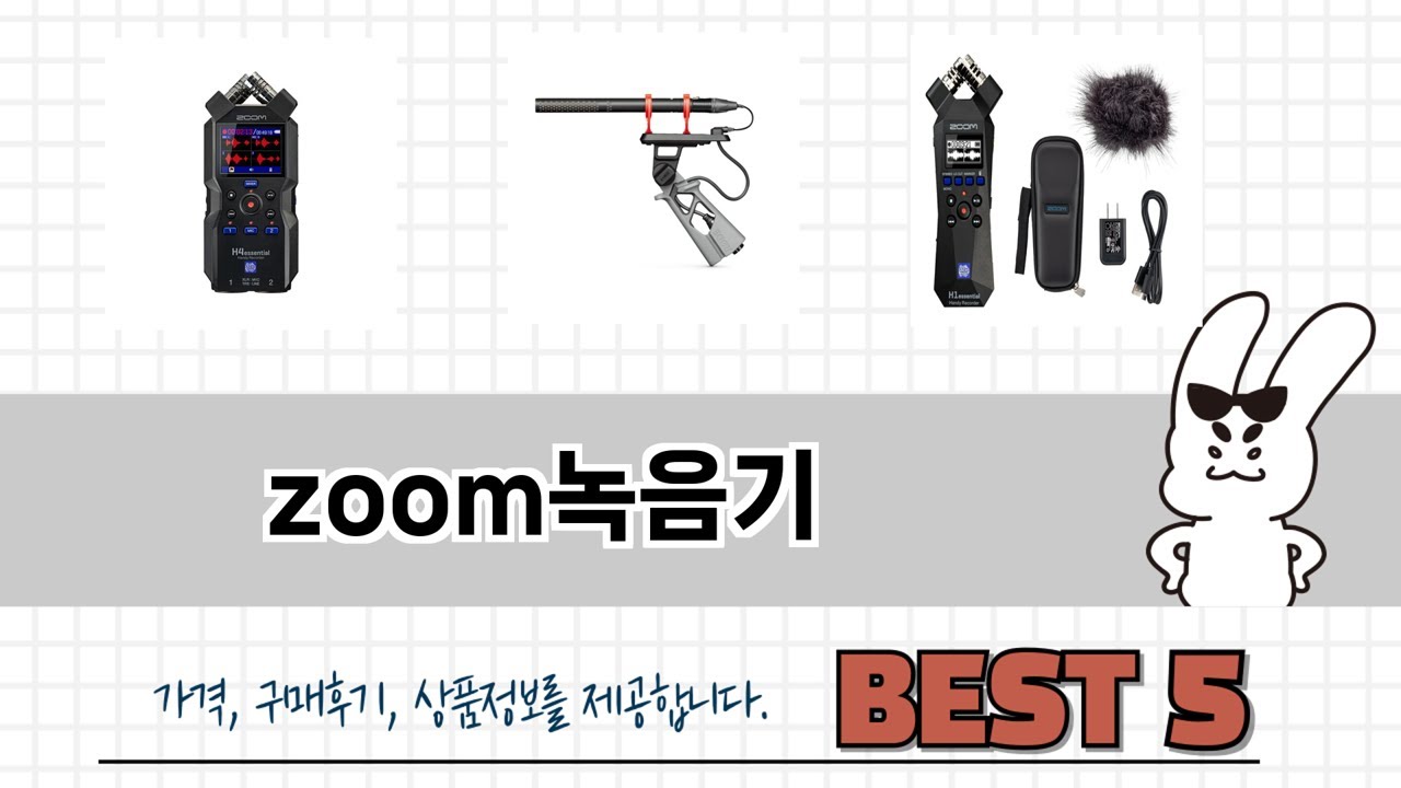 지금 가장 많이 팔리는 zoom녹음기 추천 TOP 5
