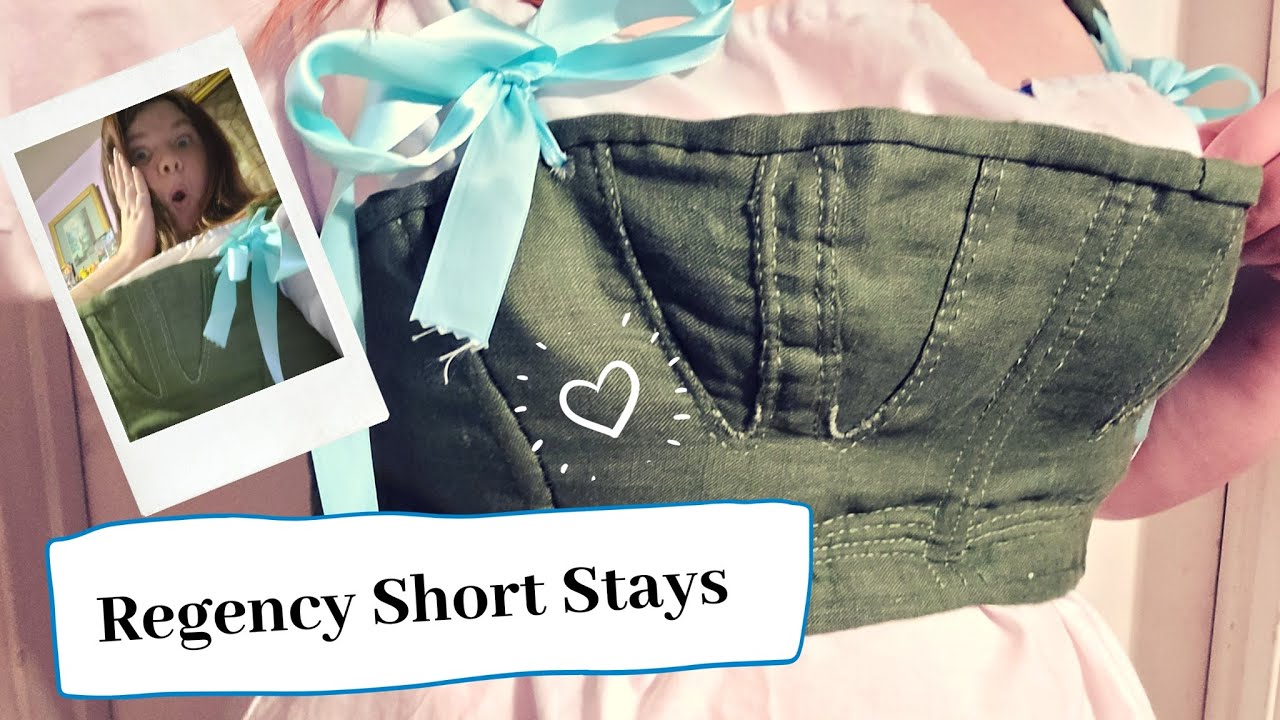 I Tried Making a Regency Corset Entirely By Hand | Regency Short Stays