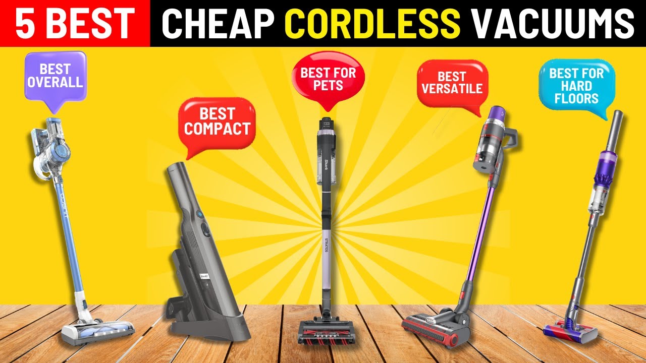 The 5 Best Cheap Cordless Vacuums of 2024