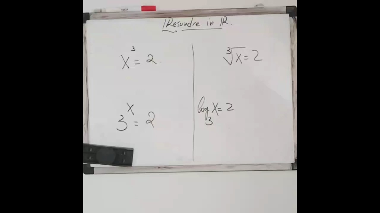 ASTUCE POUR R&Eacute;SOUDRE FACILEMENT CES &Eacute;QUATIONS EXPONENTIELLES