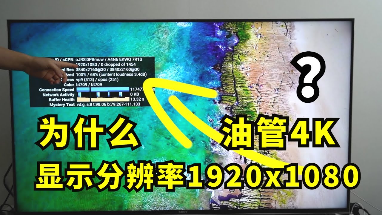 安卓电视盒子中的油管4k 为何总是显示1920x1080？它对4K画质有何影响？