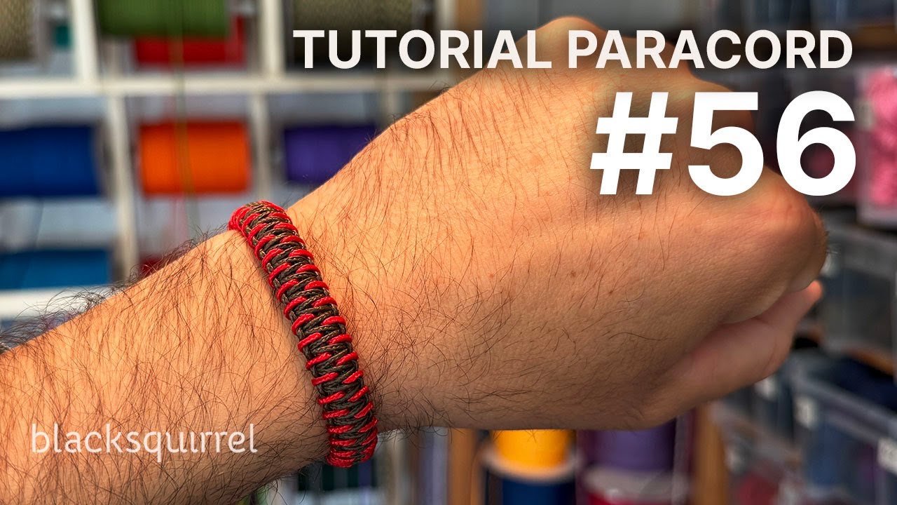 Bracciale in microcord e paracord | Tutorial 56 blacksquirrel paracord