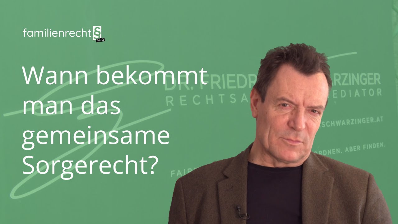 FAQ: Wann bekommt man das gemeinsame Sorgerecht?