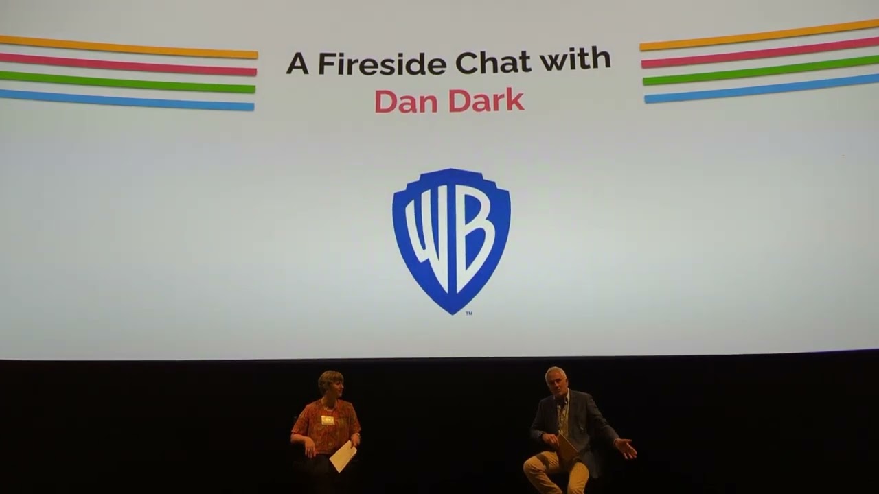 Allison and Dan Dark Fireside Chat at Warner Brothers Auditorium