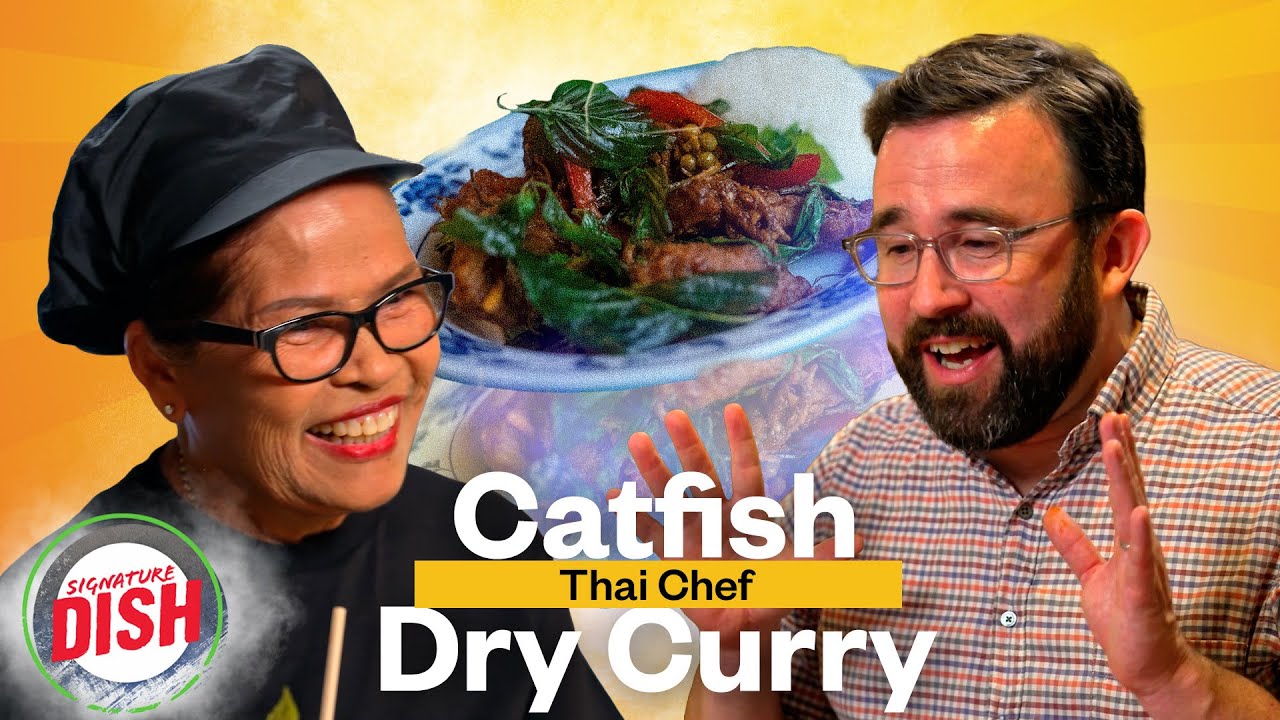 Watch a Chef Prepare a Traditional Dry Catfish Curry | Thai Chef