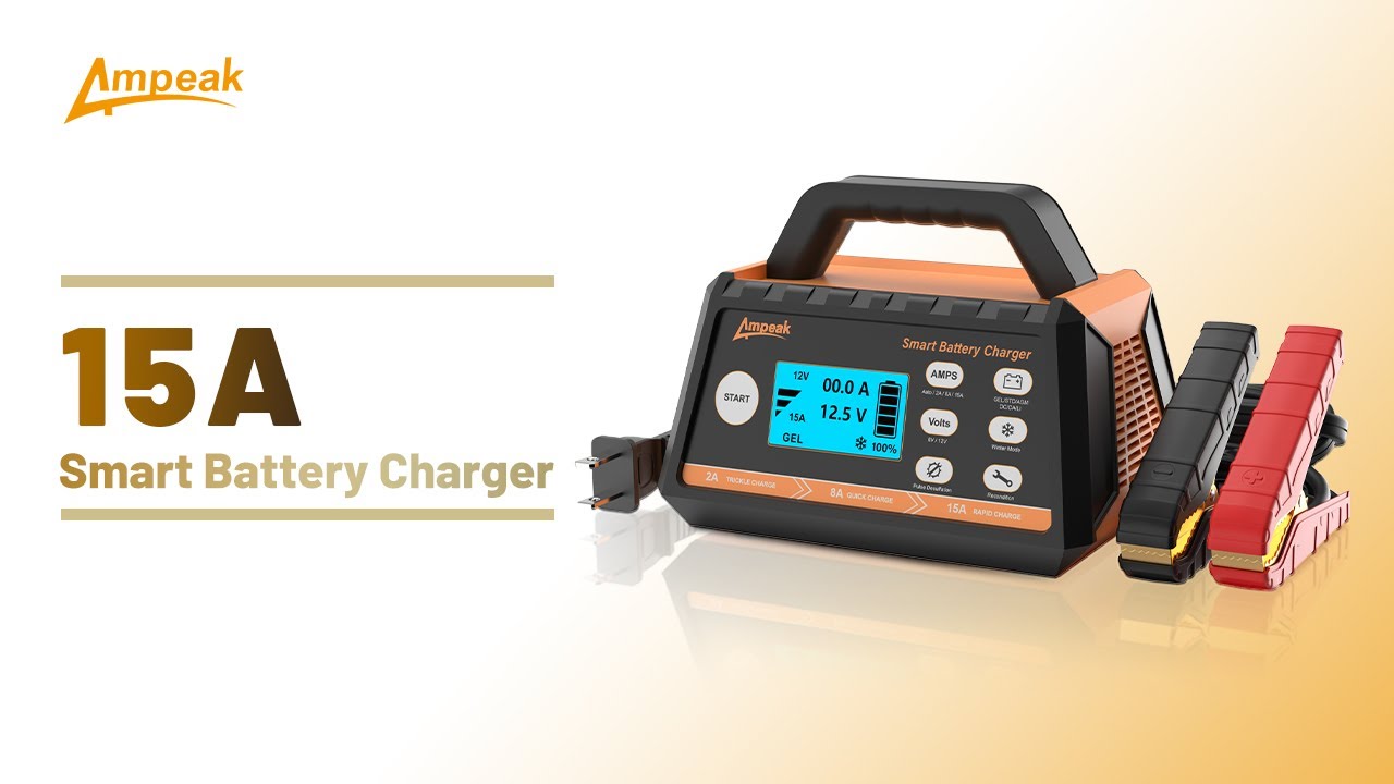 Ampeak 15A Smart battery charger