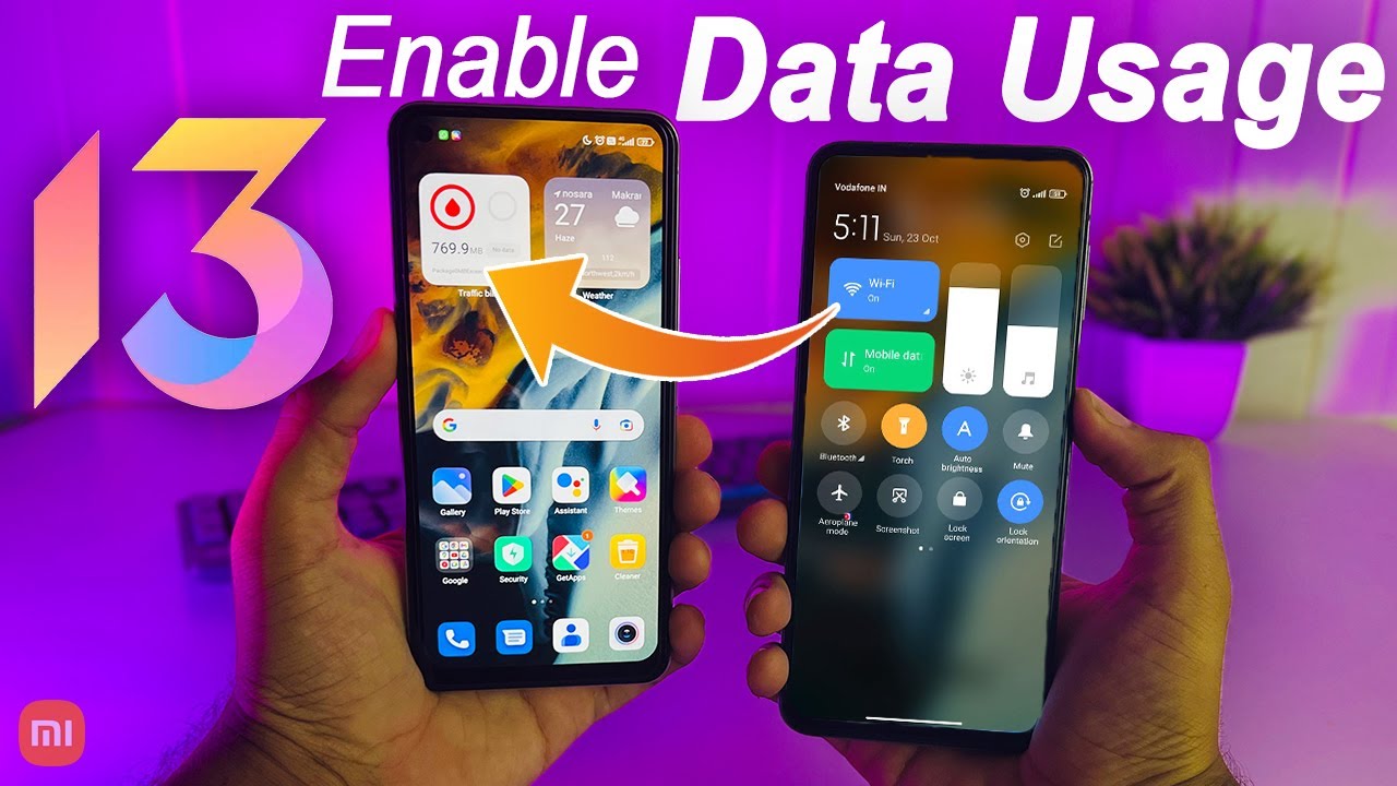 MIUI 13 Data Usage Settings | Enable Data Usage On Any Xiaomi Phone Without ROOT